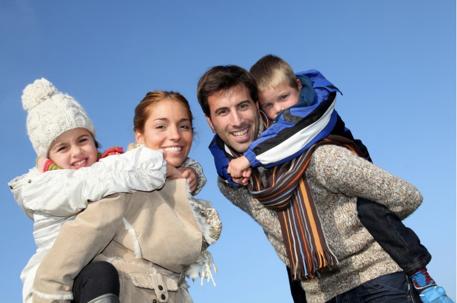 Family Outing To The Snow