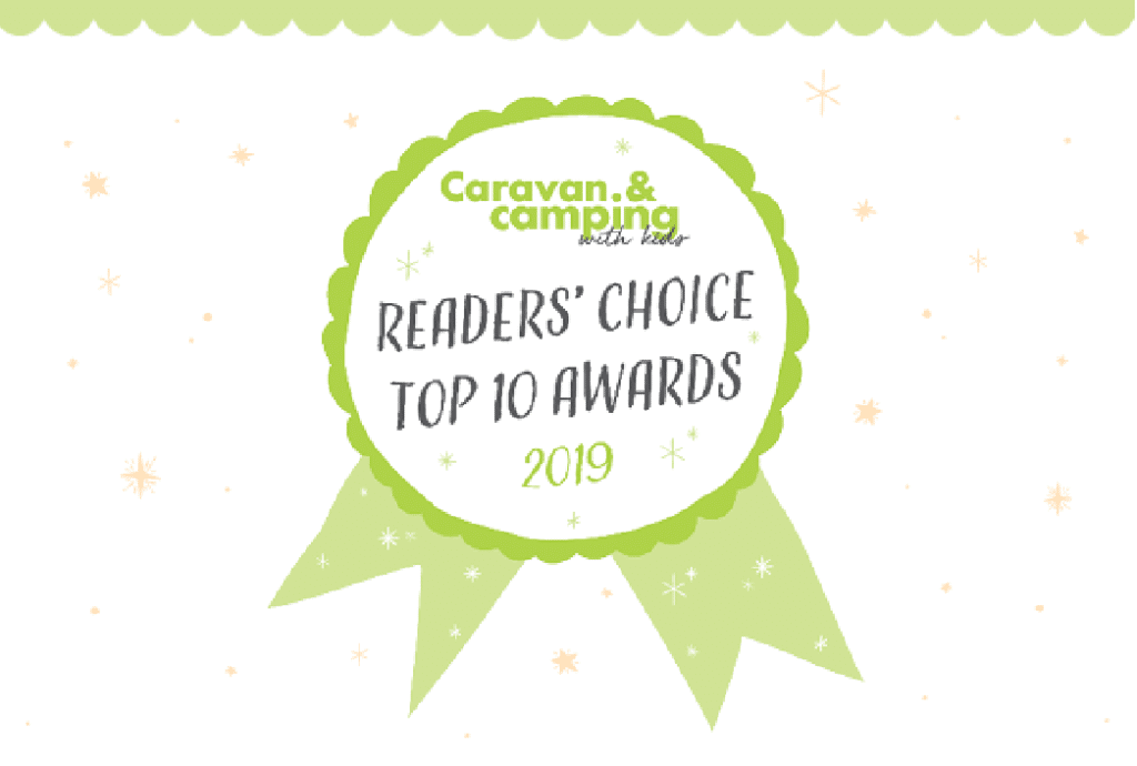 Top 10 Holiday Parks Award - Caravan and Camping with Kids Reader's Choice Top 10 Awards