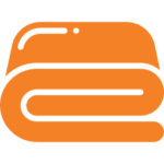 Orange linnen icon