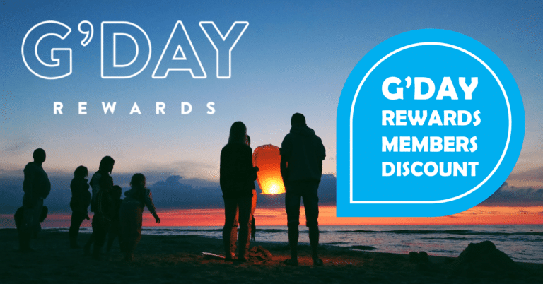 G'Day Rewards Members Discount