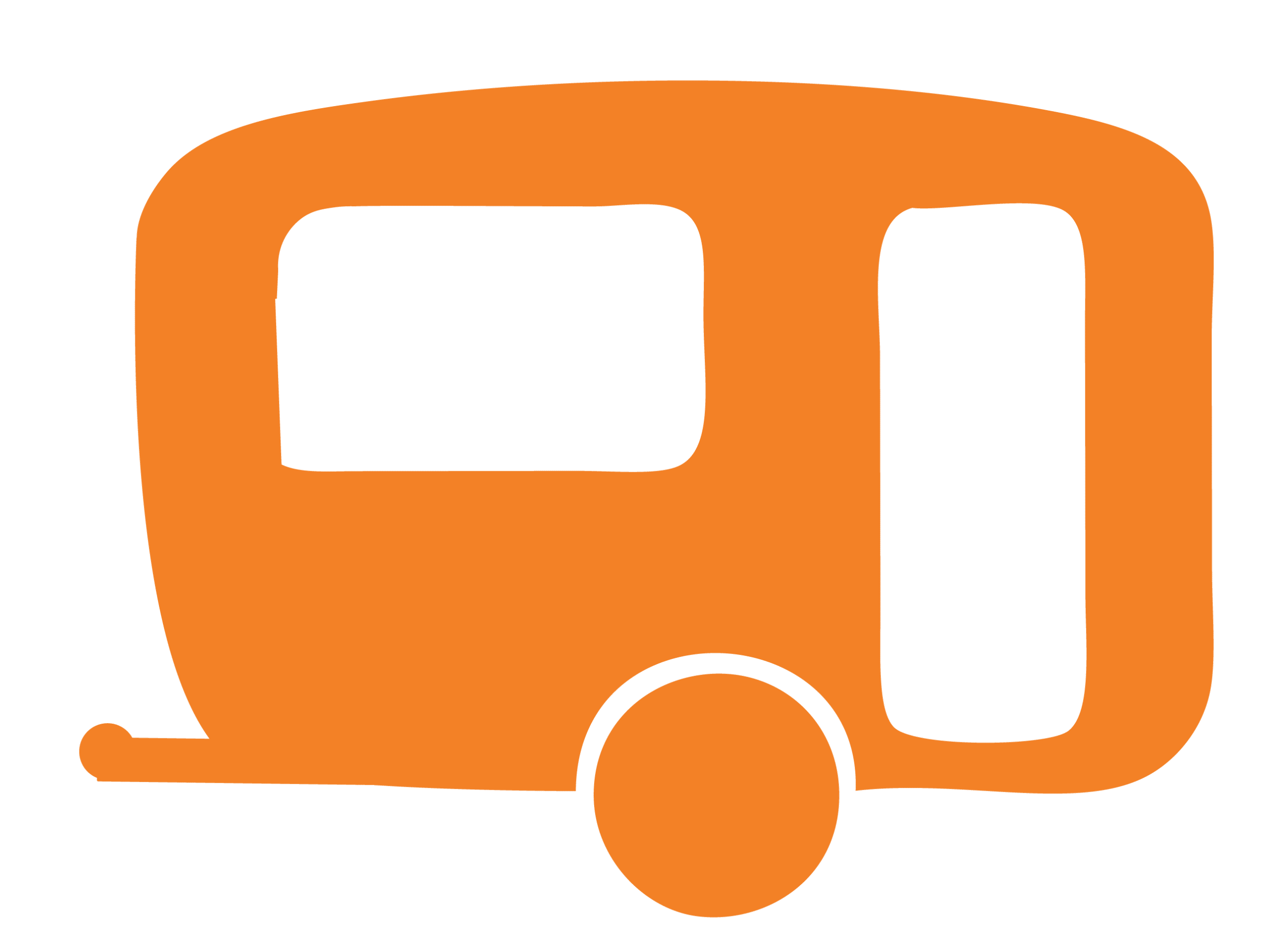 orange caravan icon