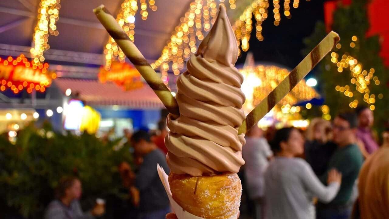 Ice cream at Eat Street Brisbane