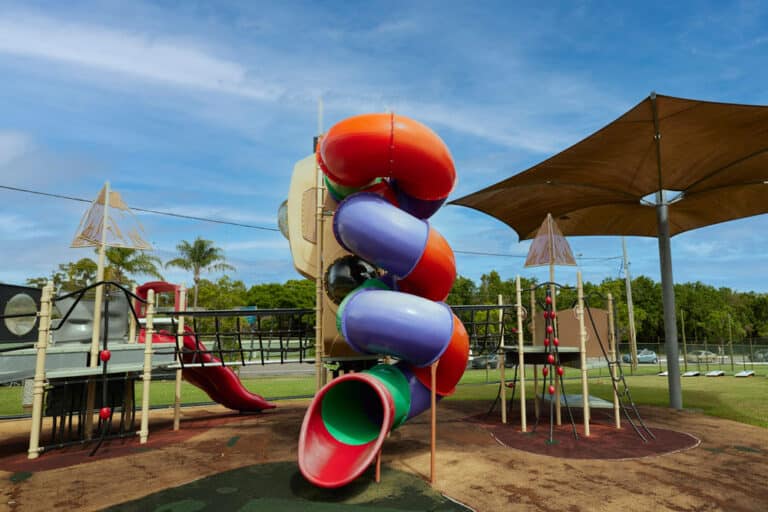 Brisbane Holiday Village's Temple of the Terrors Kids' Playground