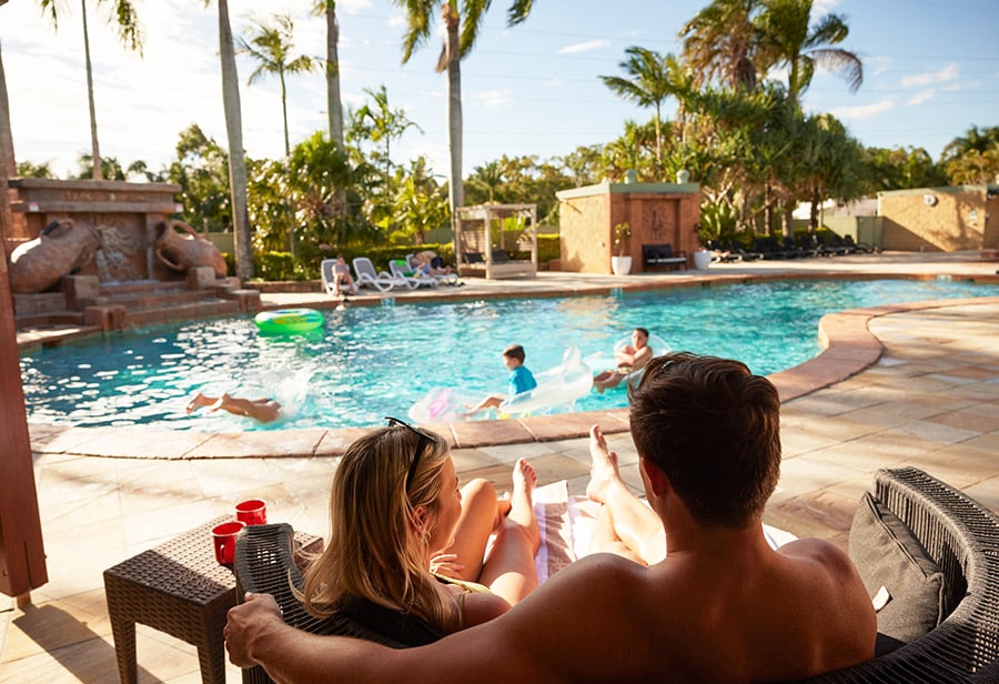 Lagoon of the Sun swimming pool | Brisbane Holiday Village